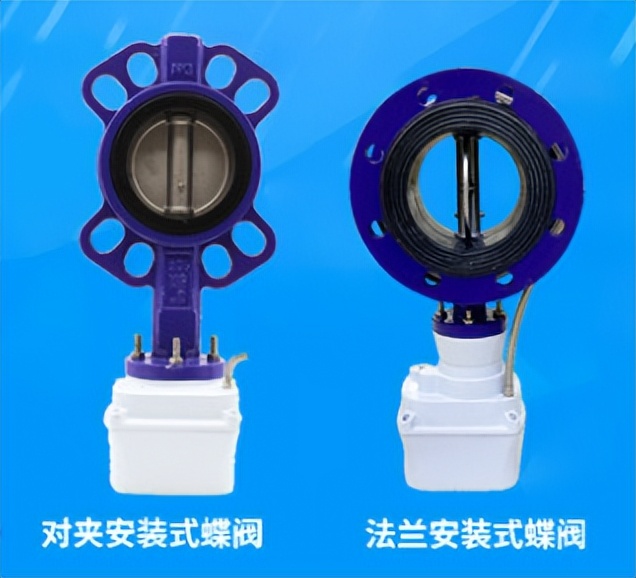 對夾安裝式蝶閥，法蘭式安裝式蝶閥
