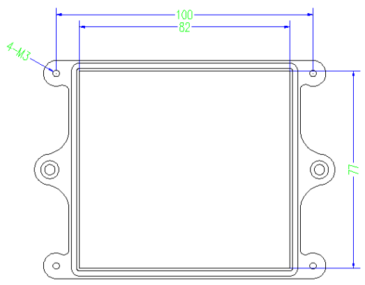 二氧化碳傳感器尺寸 二氧化碳傳感器尺寸