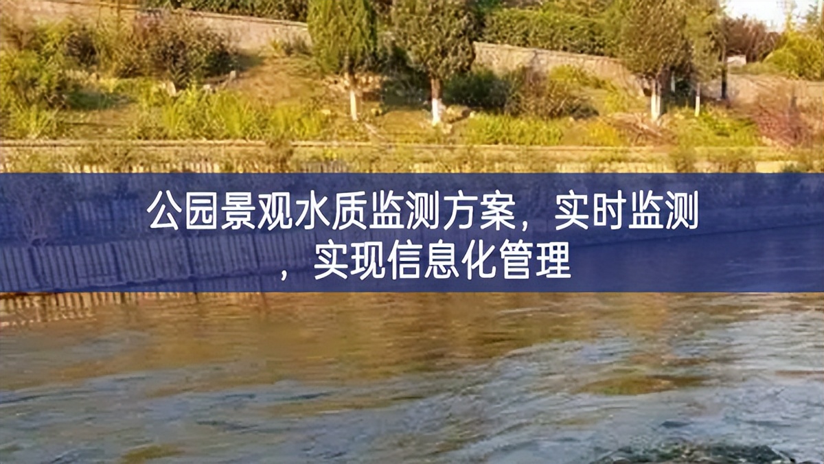 公園景觀水質監測方案，實時監測，實現信息化管理