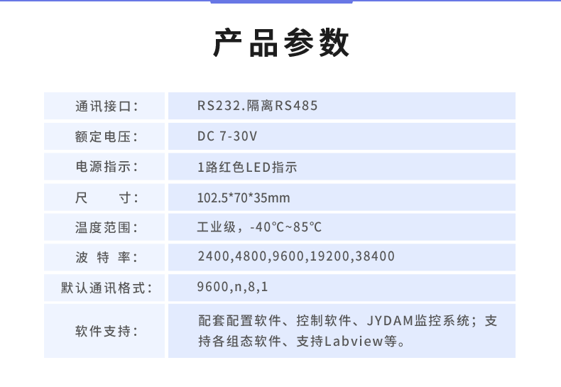 DAM-0800DI-YD 工業(yè)級I/O模塊產(chǎn)品參數(shù) DAM-0800DI-YD 工業(yè)級I/O模塊產(chǎn)品參數(shù)