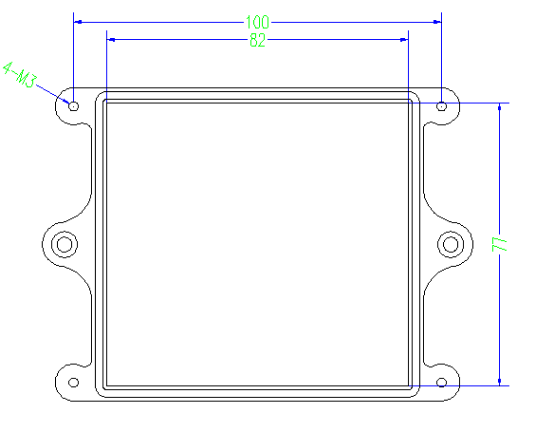 WS2-A-E 溫濕度傳感器尺寸 WS2-A-E 溫濕度傳感器尺寸