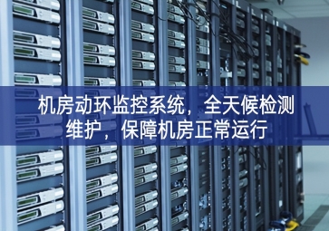 機(jī)房動環(huán)監(jiān)控系統(tǒng)，全天候檢測維護(hù)，保障機(jī)房正常運(yùn)行