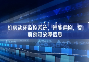 機(jī)房動(dòng)環(huán)監(jiān)控系統(tǒng)，智能巡檢，提前預(yù)知故障信息