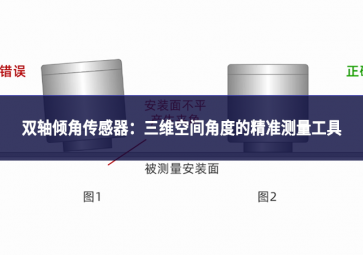 雙軸傾角傳感器：三維空間角度的精準(zhǔn)測(cè)量工具
