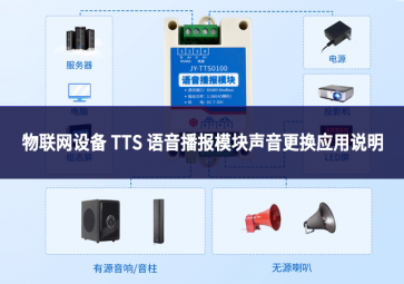 物聯(lián)網(wǎng)設(shè)備 TTS 語音播報(bào)模塊聲音更換應(yīng)用說明